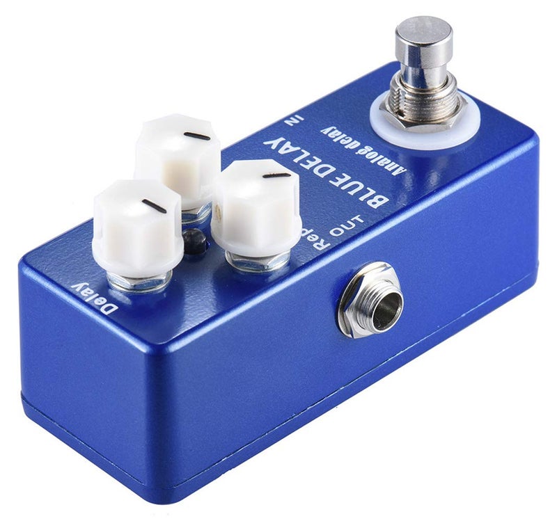 MOSKYAudio Mosky Delay Guitar Effect Pedal with True Bypass Switch (Blue delay) - Image 2